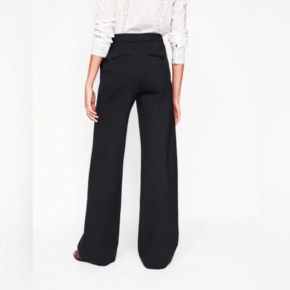 Boden Black Wide Leg Pants - Picture 4 of 12